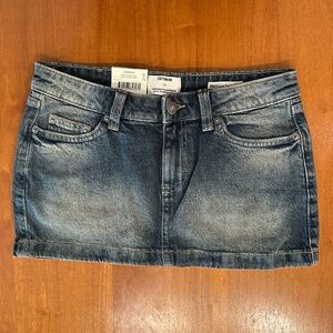 Denim Mini Skirt